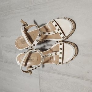 Valentino Rockstud Wedges